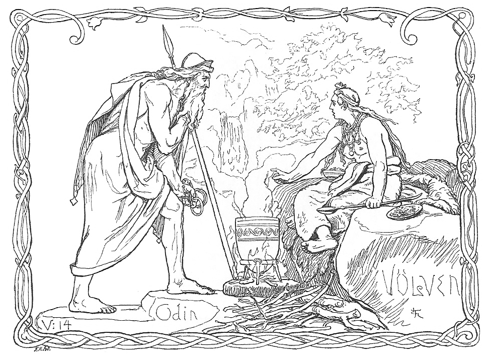 Odin et la volva